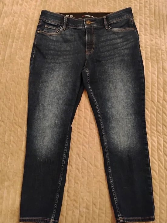 Liz Claiborne Dark Blue Skinny Jeans - Picture 1 of 6